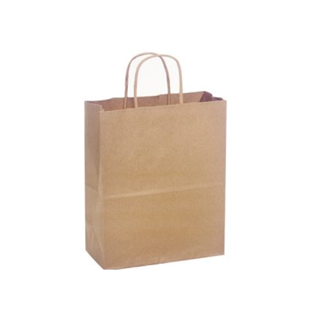 8X4-3/4X10-1/4 PETITE NATURAL KRAFT HANDLED SHOPPING BAG - SH-PENK