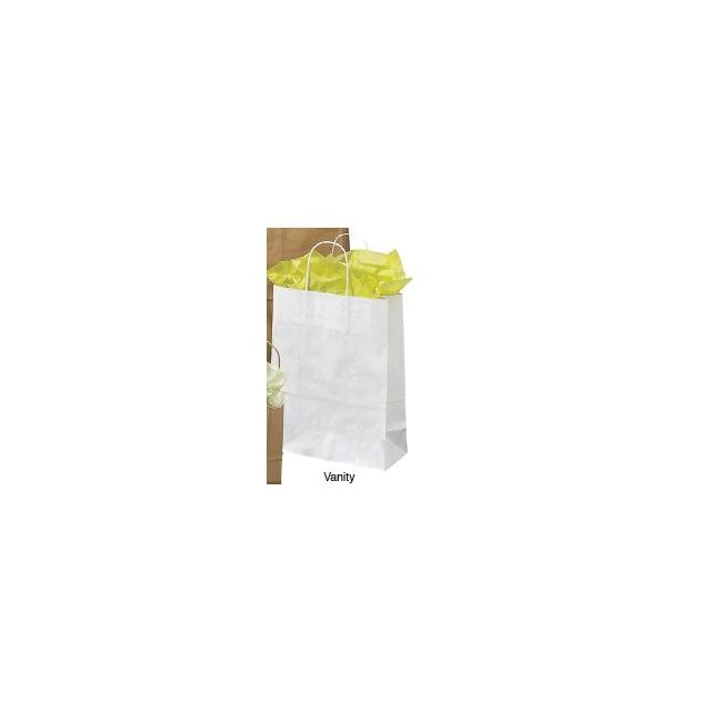 10X5X13 VANITY NATURAL KRAFT HANDLED SHOPPING BAG - SH-VANK