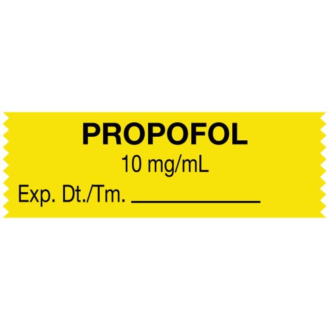 ANESTHESIA TAPE PROPOFOL 10 MG/ML - TJ01010