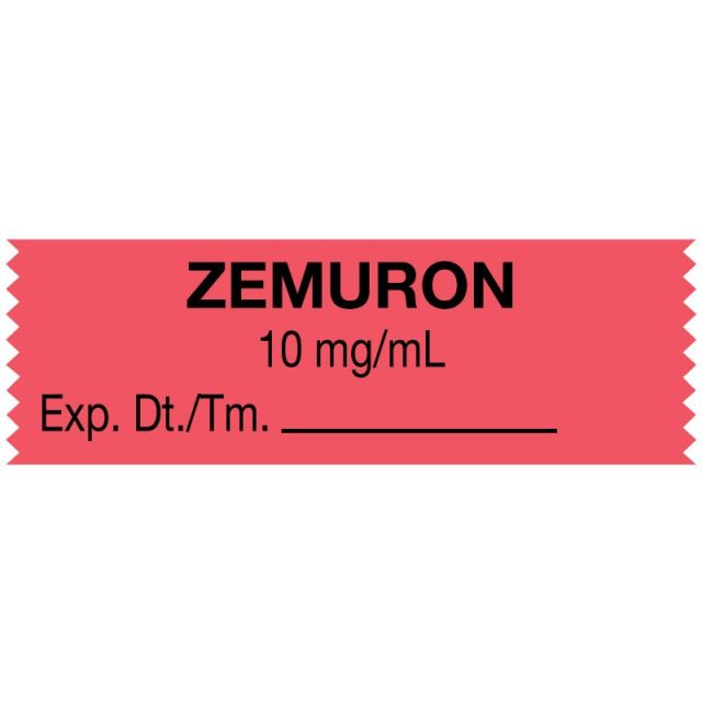 TJ11010 ZEMURON 10 MG/ML ANESTHESIA TAPE - TJ11010