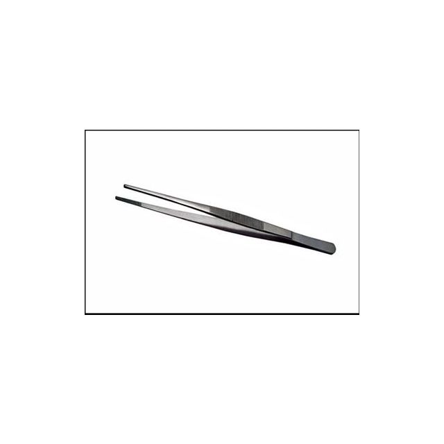 I907N STAINLESS STEEL SERRATED 55 TWEEZERS - TWEEZER5.5