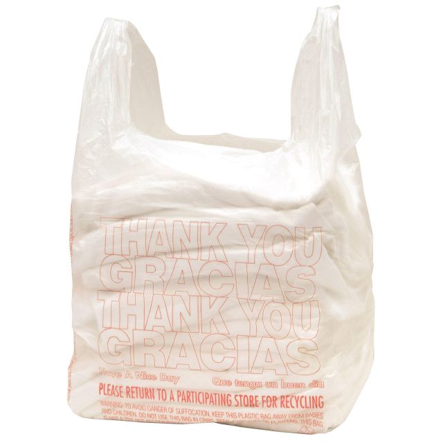 PLASTIC THANK YOU T-SHIRT BAGS - TYJB