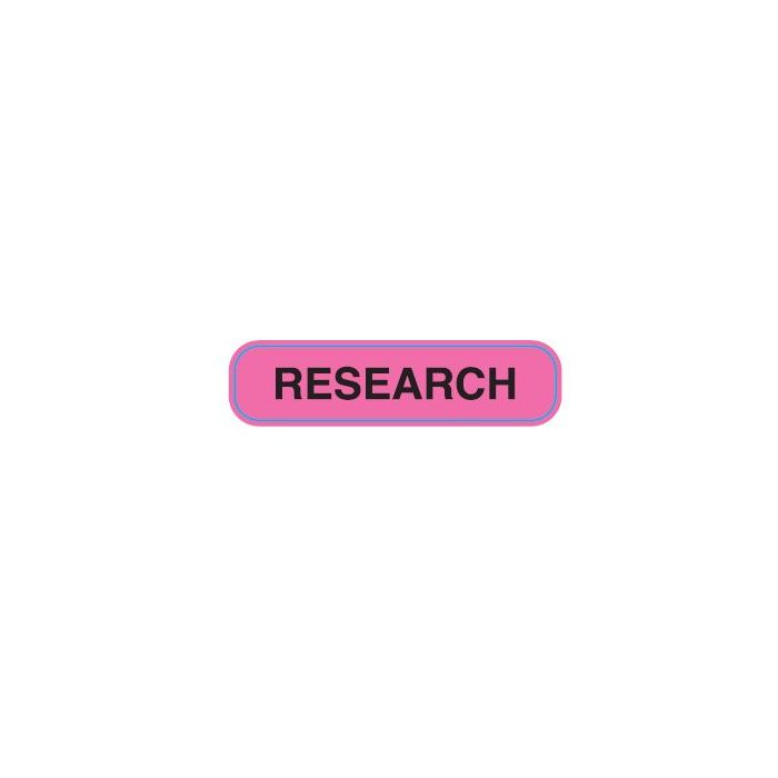 RESEARCH LABELS 1-5/8 X 3/8 - 1040RESEARCH