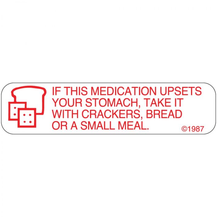 WARNING LABEL - 1-9/16 X 3/8 - IF THIS MEDICATION - 1353