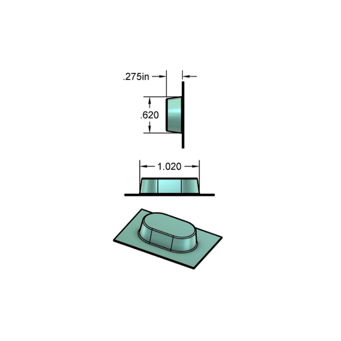 BLISTER - 28 DAY SINGLE DOSE - PVC - SMALL - 1000/CASE - 200-28S-PVC-J