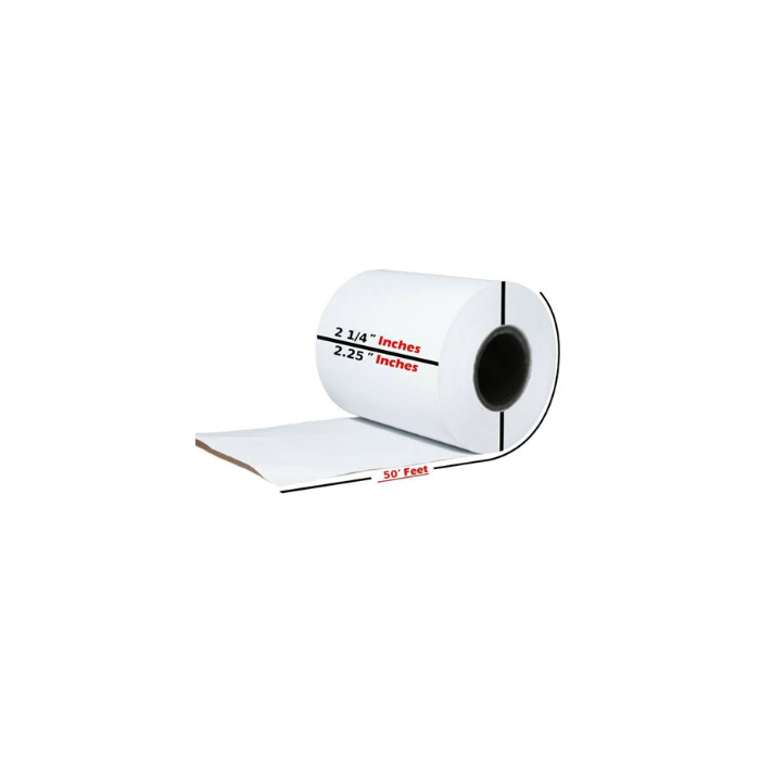 POINT OF SALE RECEIPT - THERMAL PAPER ROLL - 225 X 50'