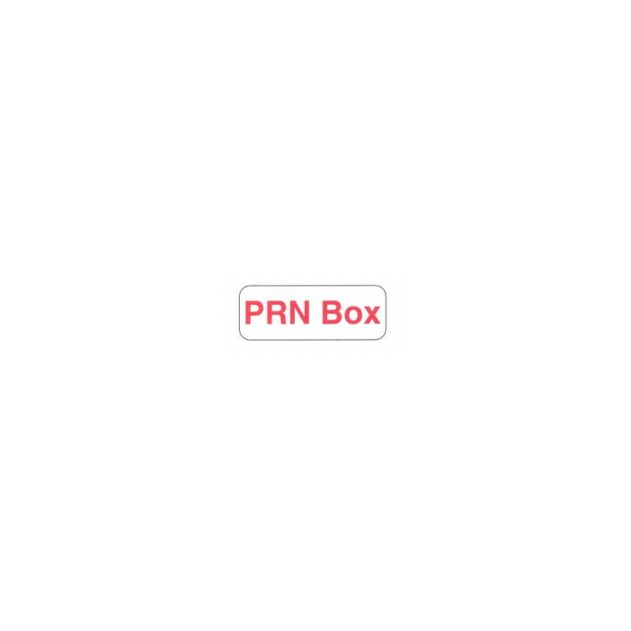 WARNING LABEL - 1-11/16 X 5/8 - PRN Box