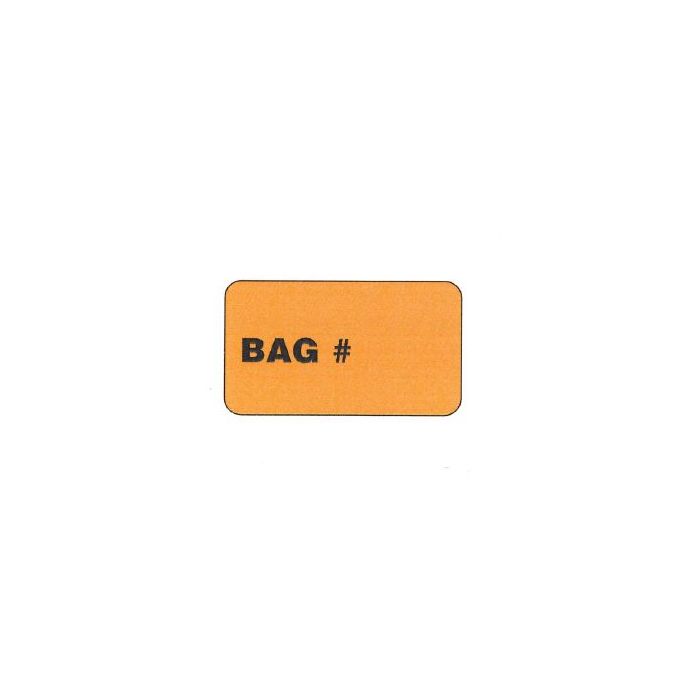 WARNING LABEL - 1-3/4 X 1 - BAG  - 5821PM9BAG
