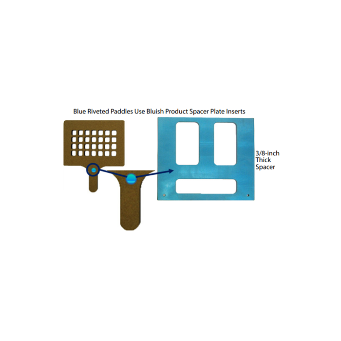 BLUE THIN SPACER PLATE FOR AUTOGEN SEALER