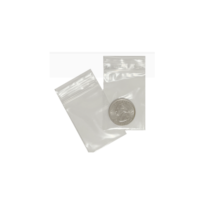 RECLOSABLE ZIP BAG - 15 X 2 - 2 MIL - 1000/CASE
