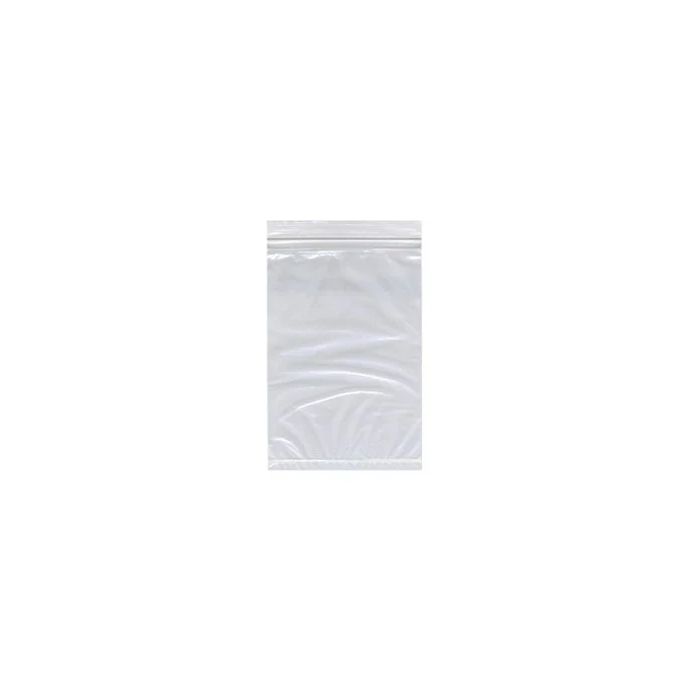 RECLOSABLE ZIP BAG - 2 X 5 - 2 MIL - 1000/CASE - A14