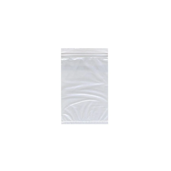 RECLOSABLE ZIP BAG - 4 X 8 - 2 MIL - 1000/CASE - A20