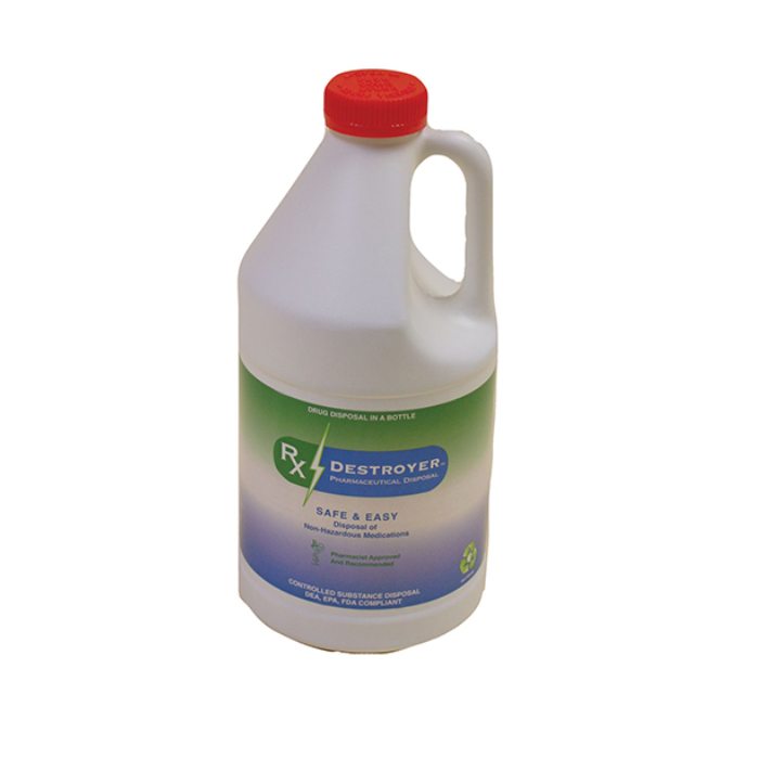 RX DESTROYER - ALL-PURPOSE INSTANT DRUG DISPOSAL SYSTEM - 64 OZ