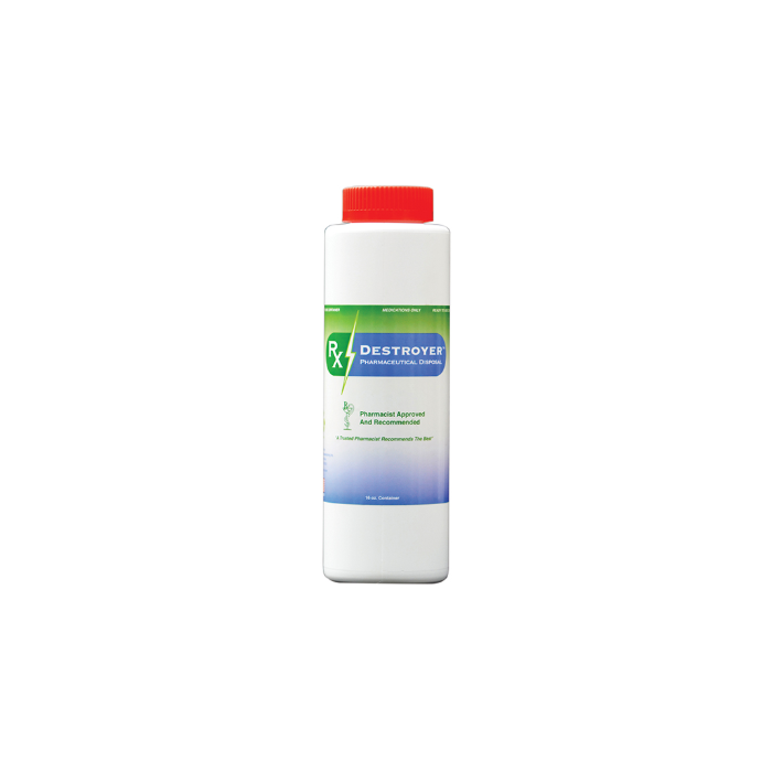 RX DESTROYER - ALL-PURPOSE INSTANT DRUG DISPOSAL SYSTEM - 16 OZ - AMD03-1