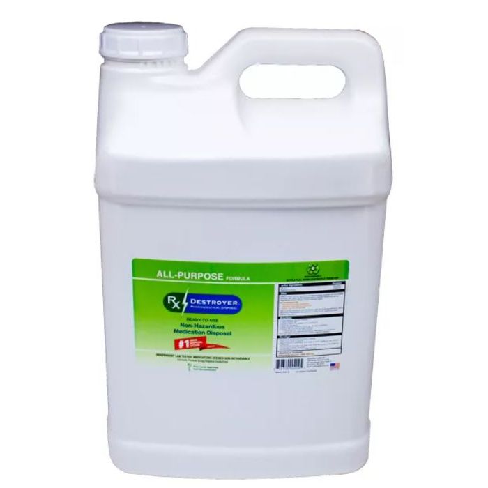 RX DESTROYER - ALL-PURPOSE INSTANT DRUG DISPOSAL SYSTEM - 25 GAL - AMD05