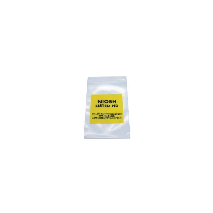 RECLOSABLE ZIP BAG - NIOSH LISTED HD - 4 X 6 - 4 MIL - 100/PACK - AMSH246