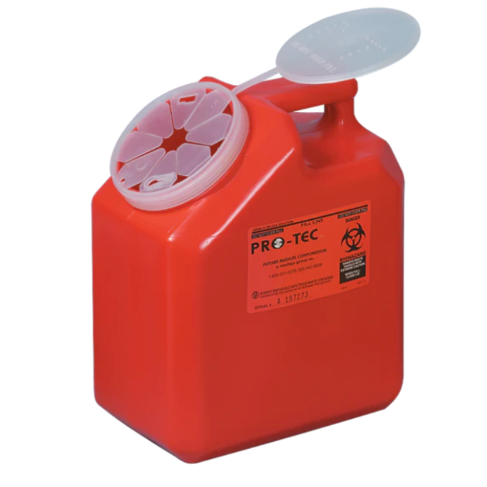 INFECTIOUS WASTE CONTAINER - 2 GALLON