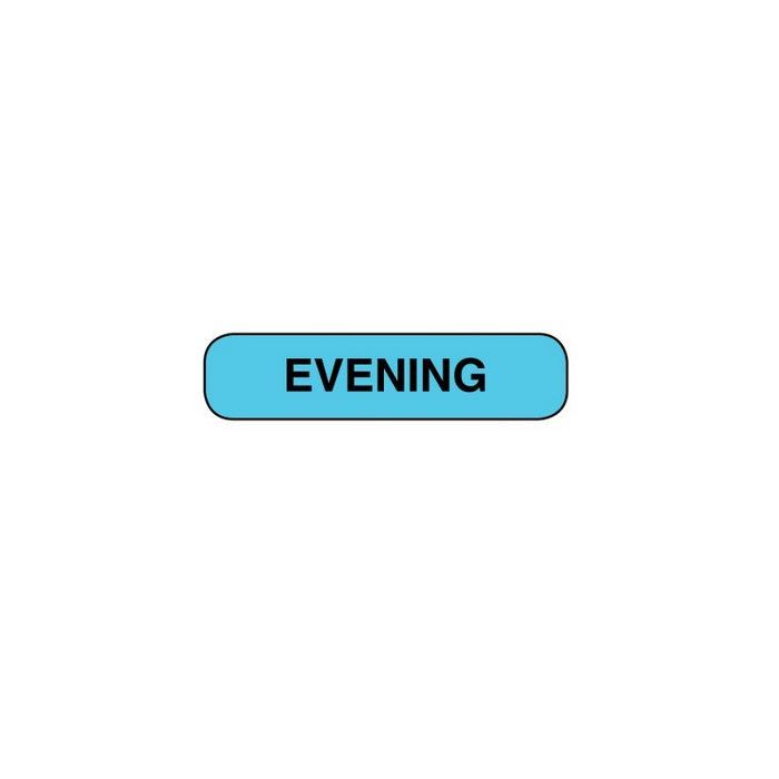 WARNING LABEL - 1-9/16 X 3/8 - EVENING - AP39903