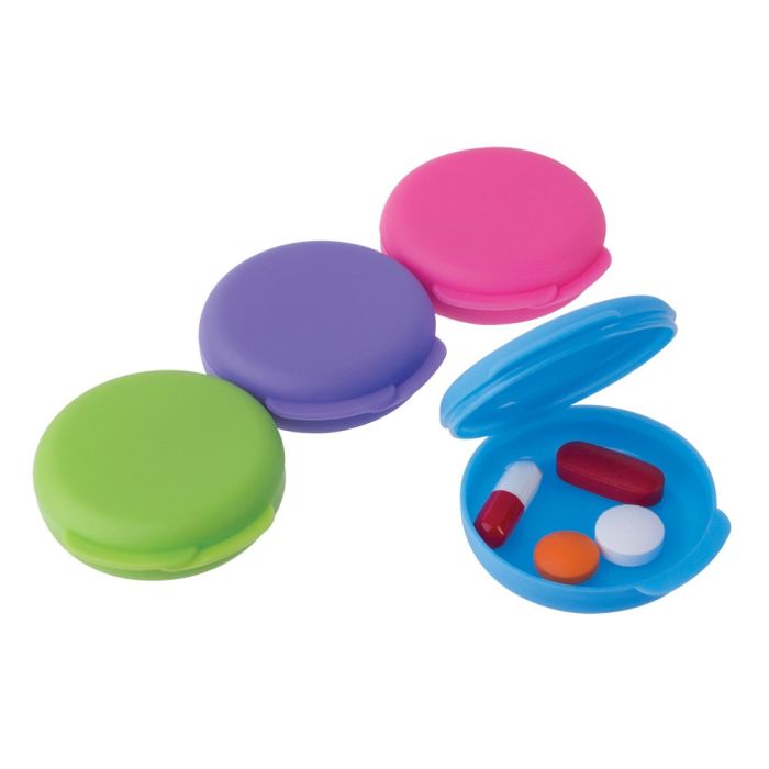 PILL CONTAINER - DAILY - ASSORTED COLORS - AP67700