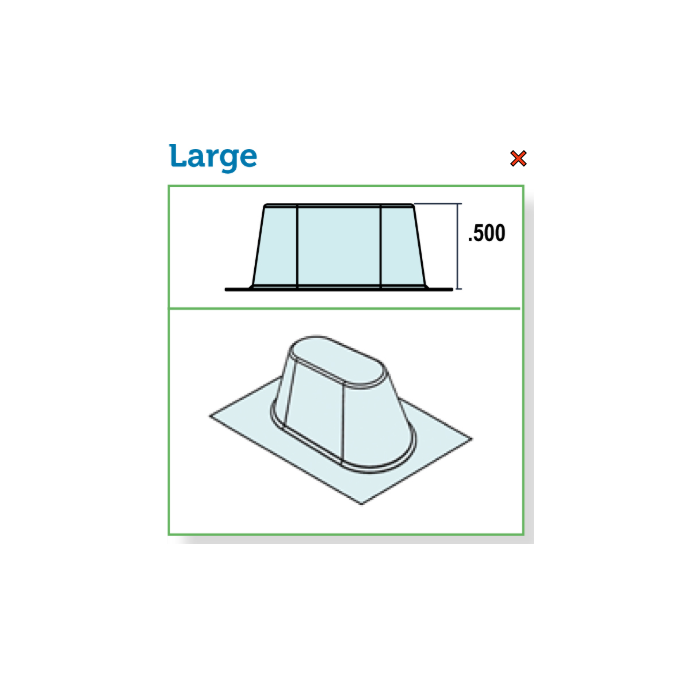 BLISTER - 32 DOSE - PERFORATED - LARGE - 1000/CASE