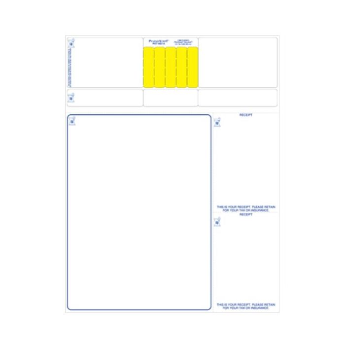 PHARMEXCRIPT LABEL - LASER DUAL WEB RX FORM - 8-1/2 X 11 - 1000/CASE - BDIE1401