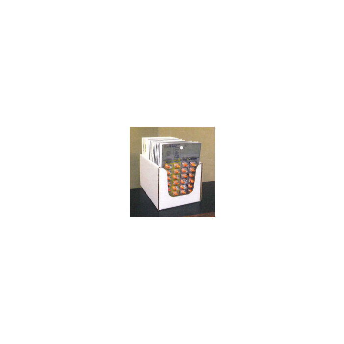BIN BOX - CORRUGATED OPEN TOP - 6-1/4 W X 9-5/8 D X 6 H - 25 BOXES/PACK - BIN-PILLCARD-SM