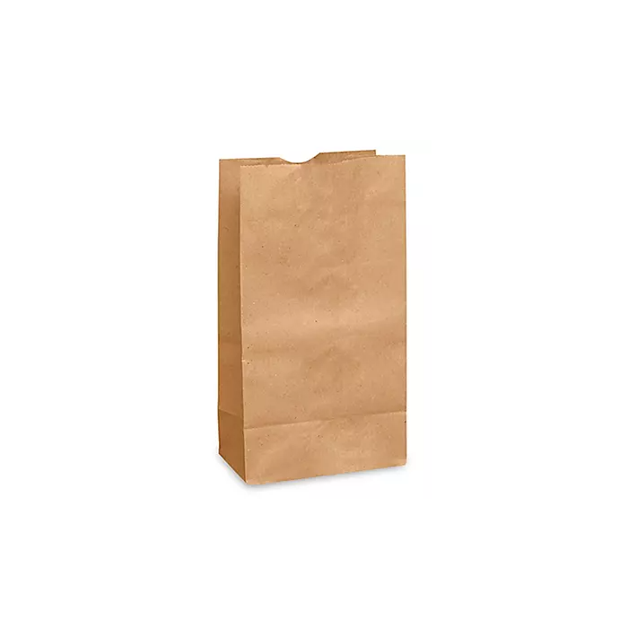 PAPER BAG - BROWN KRAFT - 4-5/16 X 2-7/16 X 7-7/8 - 2LB - BKBJ2