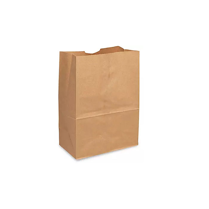 PAPER BAG - BROWN KRAFT - 12 X 7 X 17 - 1/6 BARREL - BKBJ16