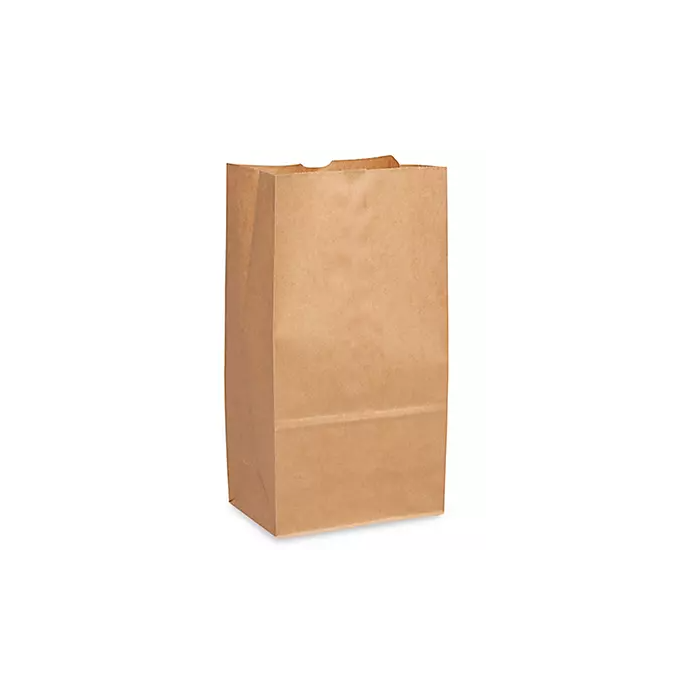 PAPER BAG - BROWN KRAFT - 6 X 3-5/8 X 11-1/6 - 6LB - BKBJ6