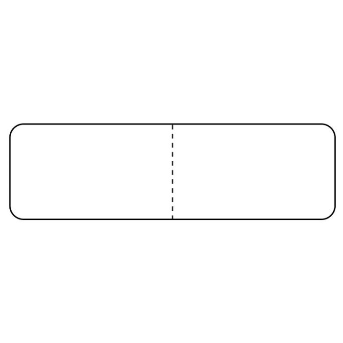 LABEL BLANK IV LINE ID 3 X 7/8 - CU1260