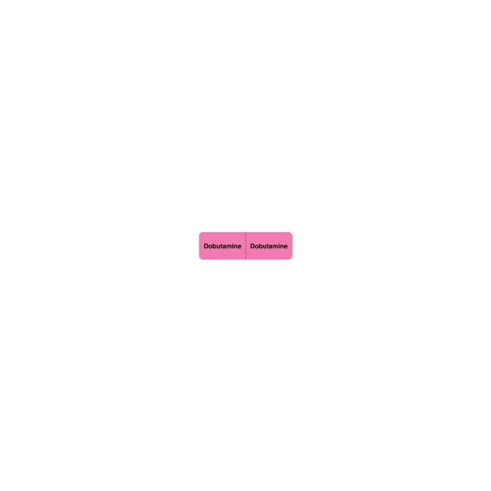 LABEL DOBUTAMINE IV LINE ID 3 X 7/8 - CU244