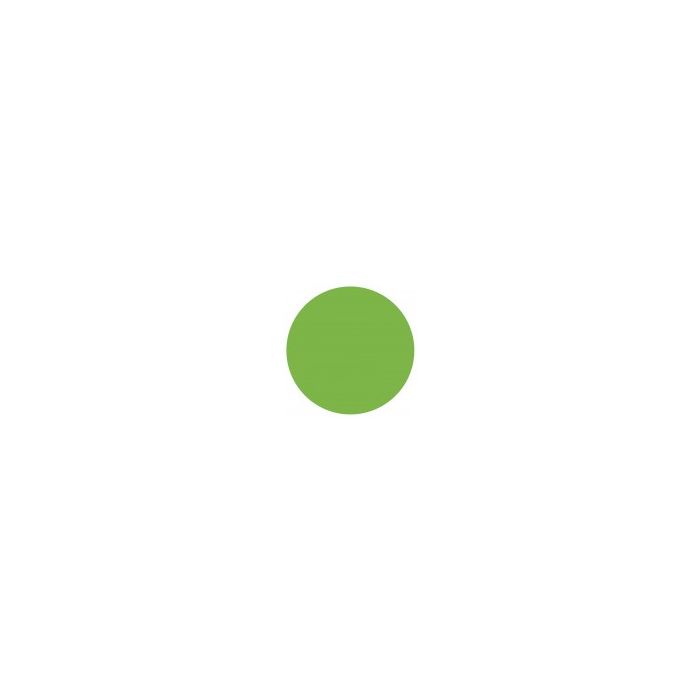 LABEL - CIRCLE - 3/4 DIA - LIGHT GREEN PAPER - 1000 LABELS/ROLL - DT128