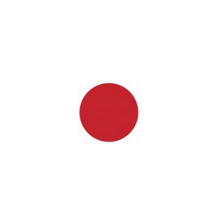 LABEL - CIRCLE - 1/2 DIA - RED PAPER - 1000 LABELS/ROLL - DT229
