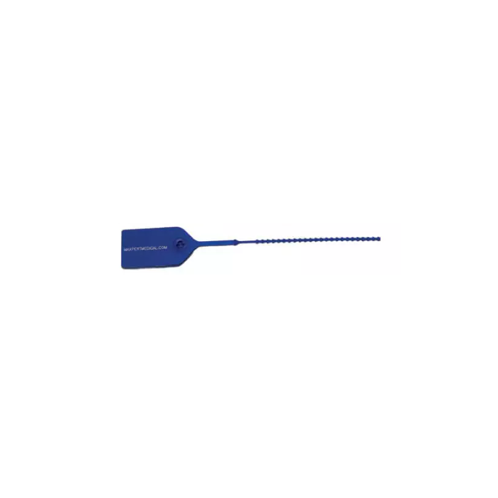 PULL TIGHT SECURITY SEAL - ADJUSTABLE - UNNUMBERED - BLUE - 100/PACK - DTE04B-J