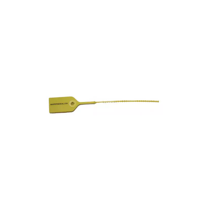 PULL TIGHT SECURITY SEAL - ADJUSTABLE - UNNUMBERED - YELLOW - 100/PACK - DTE04Y-J