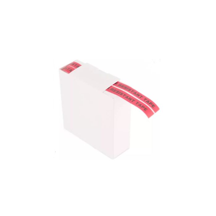 TAPE - TAMPER RESISTANT - RED - 1/2 X 108' - 2 ROLLS/BOX