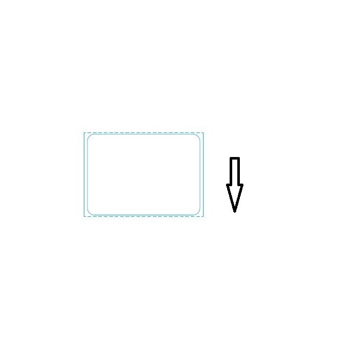 BLANK - DIRECT THERMAL LABEL NO SLITS - 2 X 14375 - 1000 LABELS/ROLL - DTNDDRU-NS