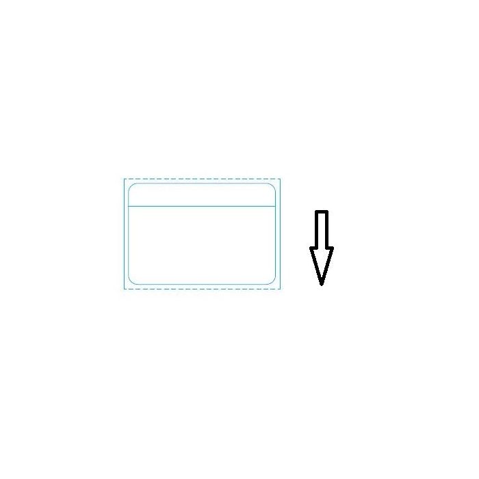 BLANK - DIRECT THERMAL LABEL WITH SLITS - 2 X 1375 - 1000 LABELS/ROLL - DTNDDRU-S