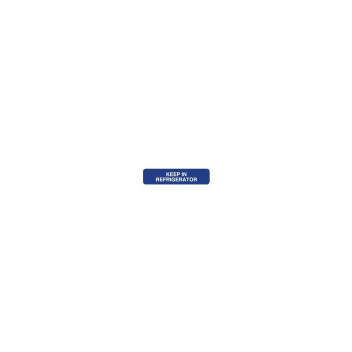 LABEL - 1-5/8 X 3/8 - KEEP IN REFRIGERATOR - FP109-J