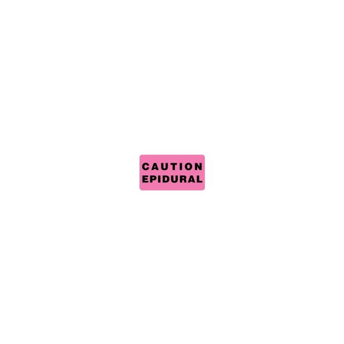 LABEL CAUTION EPIDURAL - FP129