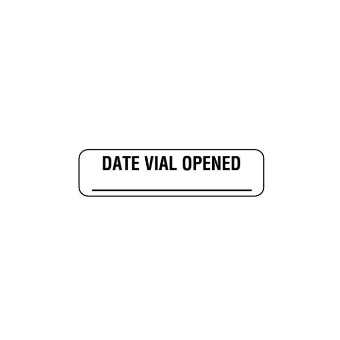 LABEL DATE VIAL OPENED - FP242