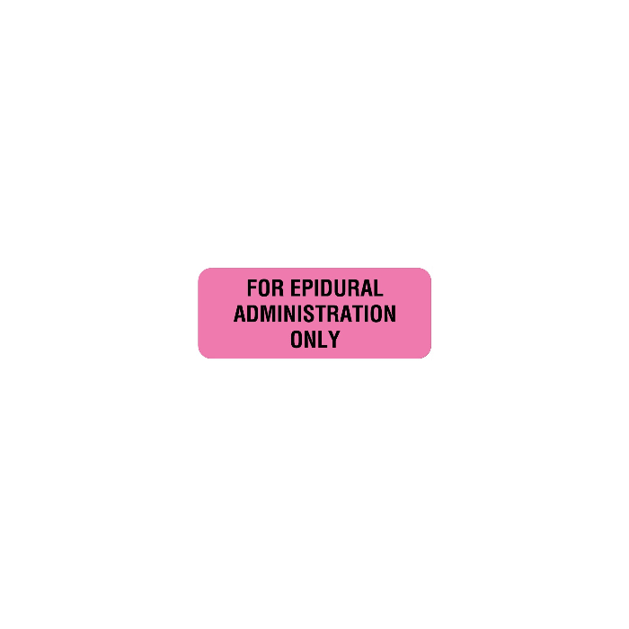 LABEL FOR EPIDURAL - FP735