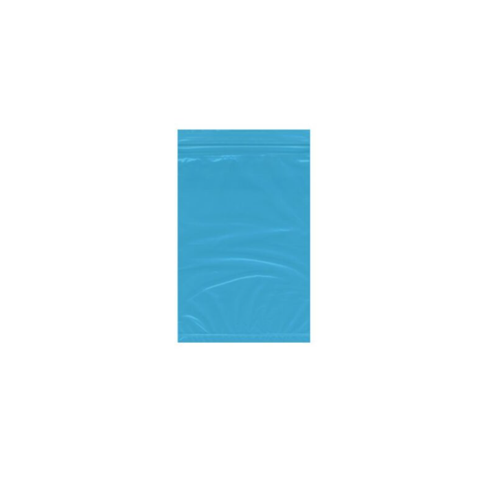 RECLOSABLE ZIP BAG - BLUE TINT - 6 X 9 - 2 MIL - 1000/CASE