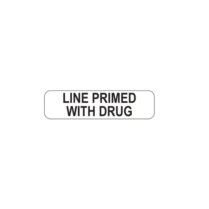 2388 LABEL LINE PRIMED WITH DRUG