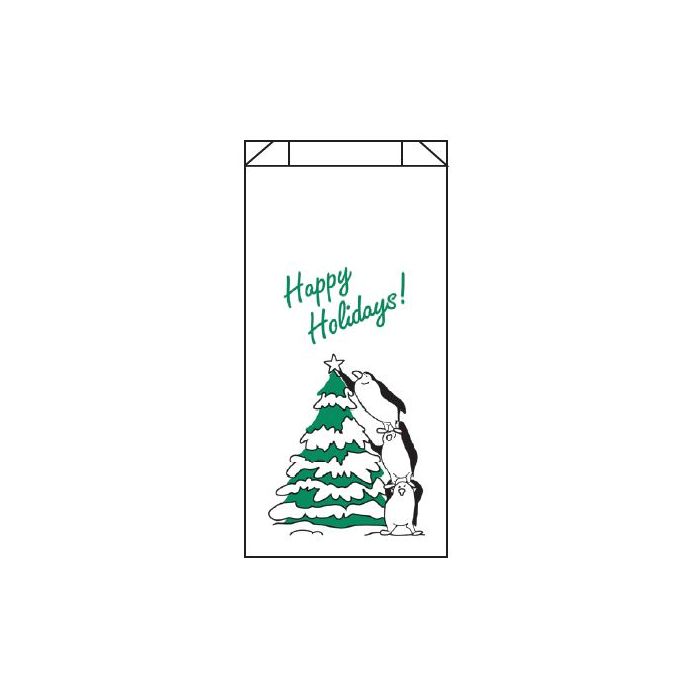 HAPPY HOLIDAYS WITH PEGUINS - 5 X 2 X 10 - RX BAG 23 - HAPHOLP5210