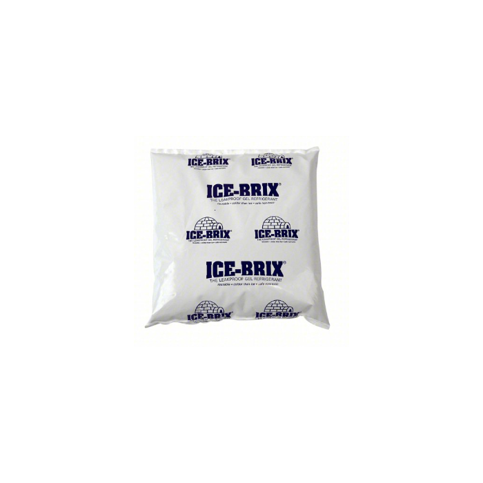 ICE-BRIX COLD PACKS - 6-1/4 X 6 X 1 - 16 OZ - 18/CASE - ICEBRIX-16OZ