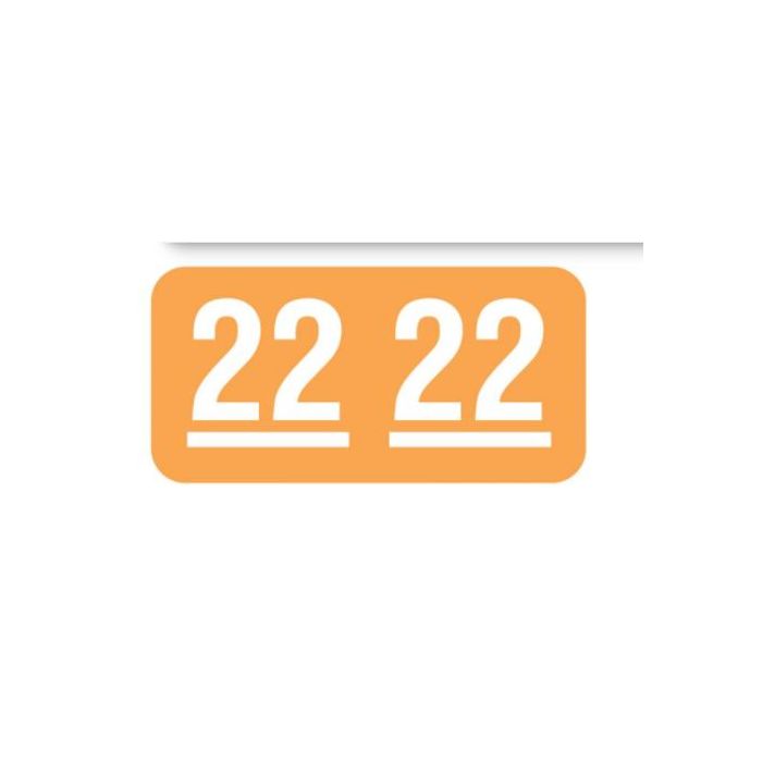 LABEL; YEAR 2022 ORANGE - IF0922