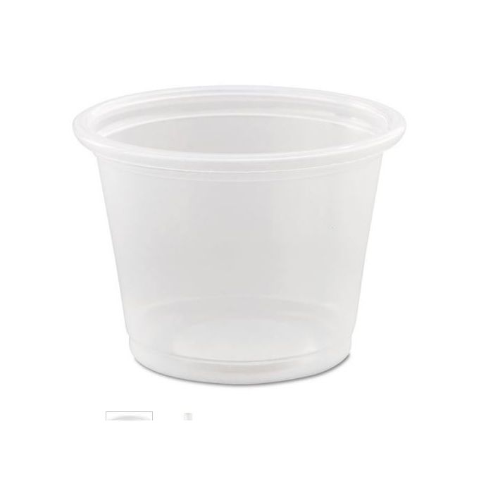 MEDICINE CUP - W/O MEASUREMENTS - PLASTIC - 1 OZ - 50 CUPS/PACK - IN-CUP-1OZ
