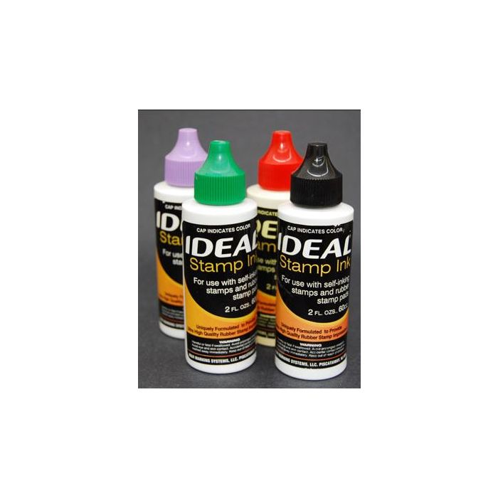 BOTTLE OF INK FOR PADS/SELF-INKING STAMPS - RED - INKREFILL - AI0-R