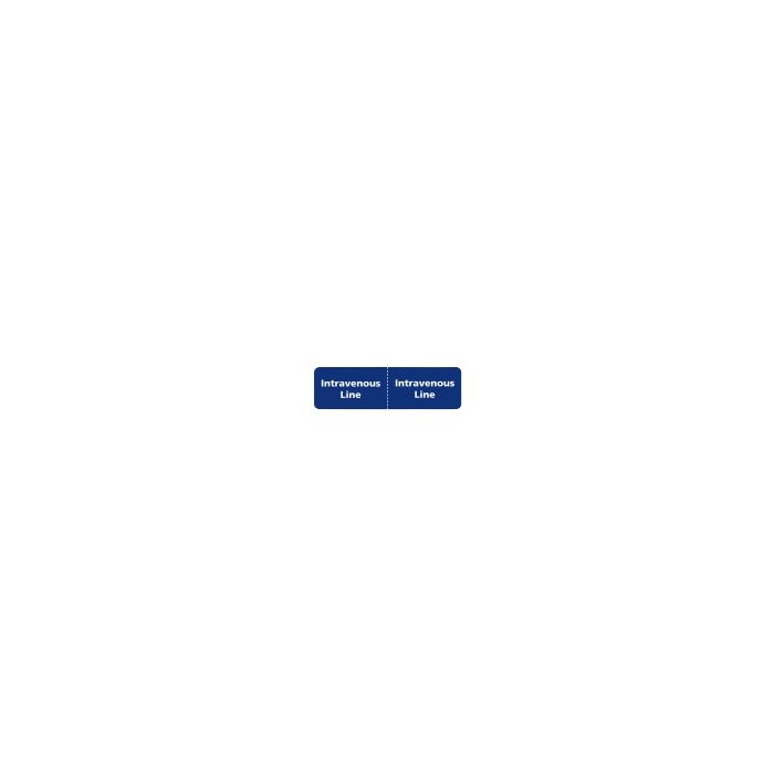 LABEL  INTRAVENOUS LINE 3 x 7/8 - IV095